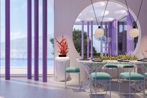 轻柔紫色别墅，区别于普通别墅的传统设计！