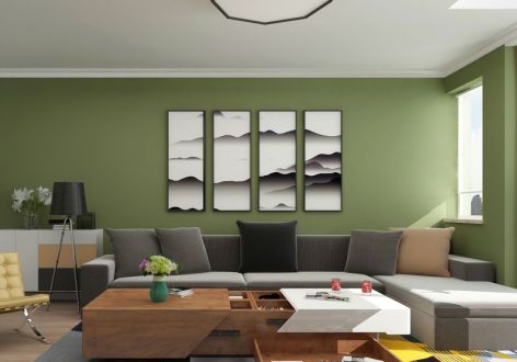 阳光100国际新城现代风格100平米三居室装修案例