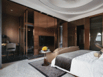 曲江澜山现代风格90平米三居室装修案例