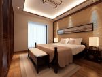 龙城国际138平米新中式三居室装修案例