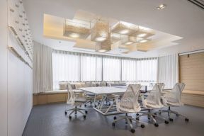 会议室吊顶效果图欣赏 办公室会议室设计 