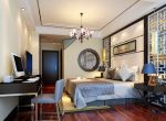 【北京东洲致胜装饰】新中式卧室背景墙装修设计方法