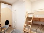 黄狮海岸125平三居室北欧极简风格装修案例