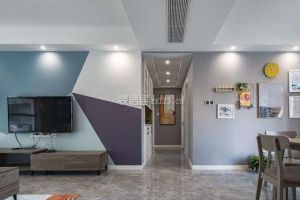 【紫苹果装饰】上海室内装修设计方案 130平大户型北欧风格设计赏析