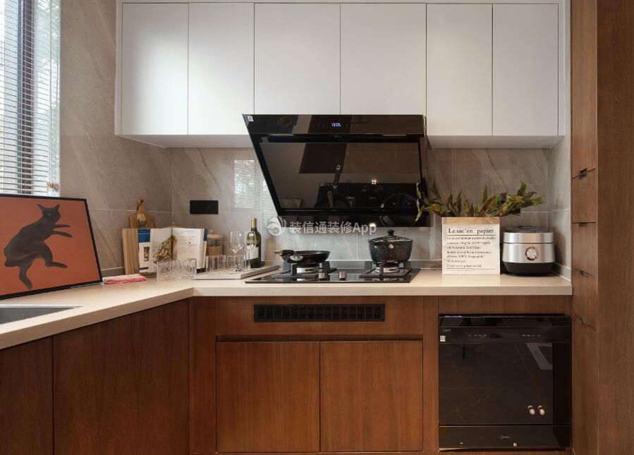100平米样板房厨房装修设计实景图片