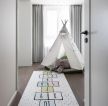 100平米三居室儿童房帐篷装修装饰图片