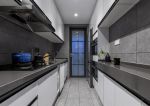 100平米现代风格长方形厨房装修设计图