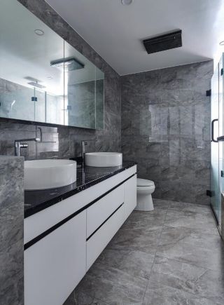 100平米房子卫生间洗漱台装修设计图片
