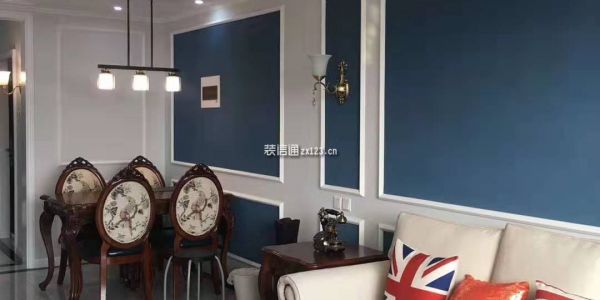 京南绿洲85平米两居室美式风格装修案例
