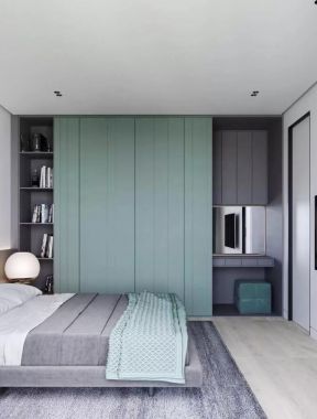 卧室衣柜效果图大全2020款图片 单身公寓卧室装修效果图