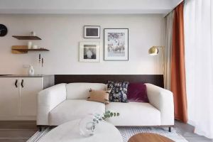 【西安峰光无限装饰】89㎡舒适北欧2室2厅，高颜值拼色墙简单又时髦！
