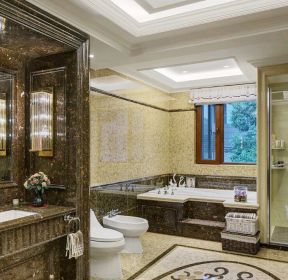 福州欧式别墅卫浴间装修设计图片-每日推荐