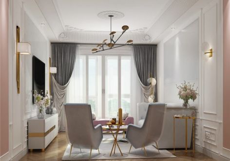 萨尔斯堡110平米法式风格三居室装修案例