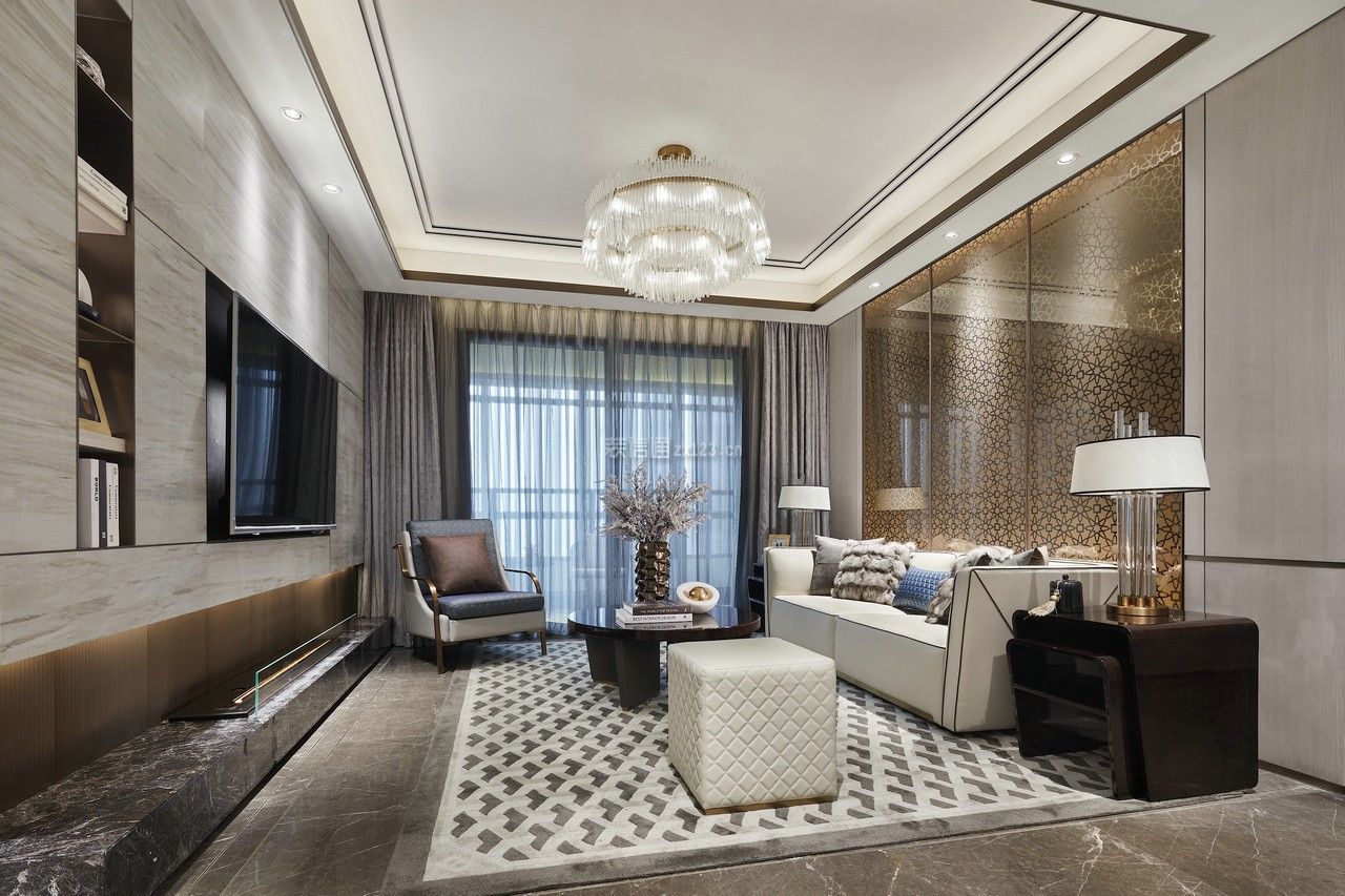 兰州河畔映巷 现代风格165平米设计方案 _装信通网