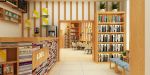 书店日式风格150平米装修案例