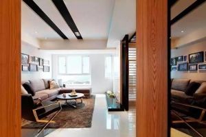 西荣阁2023年最新93平米三室一厅 现代简约风格装修效果图案例