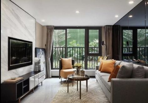 中海铂悦府140平米现代风格三居室装修案例