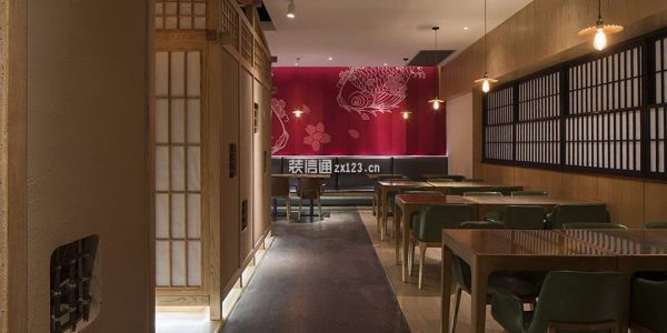 餐厅日式风格300㎡设计方案