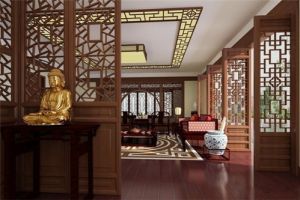 瑞安装饰公司分享：中式别墅装修效果图 中式别墅设计案例