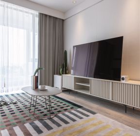 简约现代风格电视背景墙装修效果图片-每日推荐