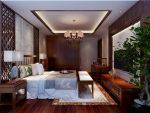 龙腾苑中式风格90平米二居室装修案例