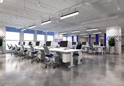 传媒公司办公室现代风格850平米装修案例