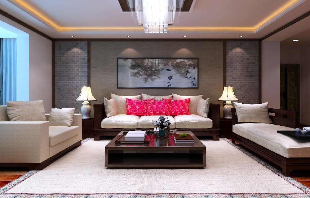 中式客厅装饰图 中式客厅效果图片