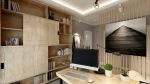 中铁·逸都国际简约风格54平米二居室装修效果图案例