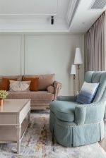 轻奢风格房子客厅沙发椅装修效果图