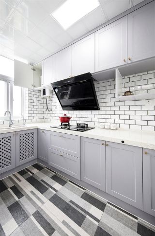 轻奢风格房子厨房橱柜装修设计图片
