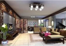 乐清装修网：中式客厅装修效果图 带你感受古典精美的客厅空间