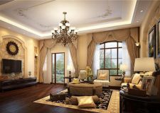 瑞安装饰公司分享：美式客厅装修效果图大全 唯美浪漫的美式客厅装修案例