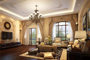 瑞安装饰公司分享：美式客厅装修效果图大全 唯美浪漫的美式客厅装修案例