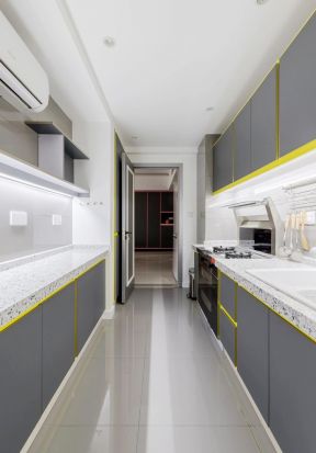 现代风格房子厨房简单装修效果图