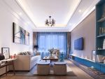 中南·春江阅现代风格100平米三居室装修效果图案例