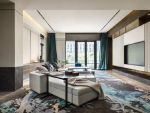 远锦国际现代风格148平米三居室装修效果图案例