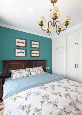 美式卧室背景墙装修效果图 美式卧室风格
