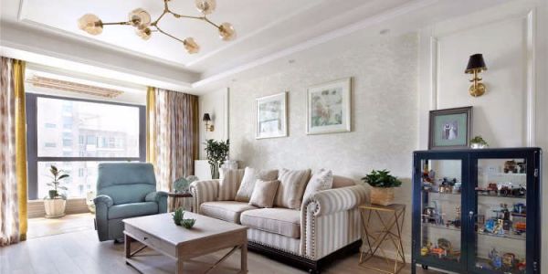 汉源国际丽城107平三居室现代简约风格装修案例