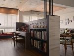 象屿名俊豪庭美式风格74平米一居室装修效果图案例