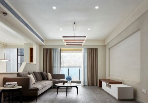 天津恒大翡翠湾现代风格150平米装修案例