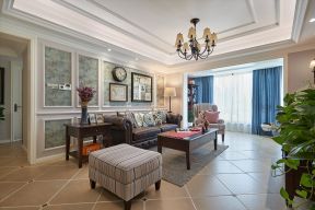 美式客厅装修图 美式客厅效果图大全 美式客厅装潢