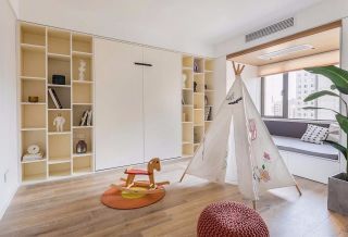 北欧风格房屋儿童游戏室装修布置图