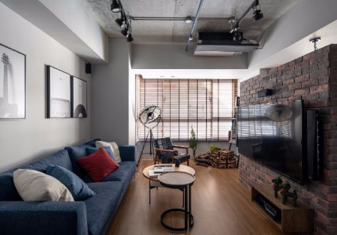 曲江龙邸现代风格100平米三居室装修案例