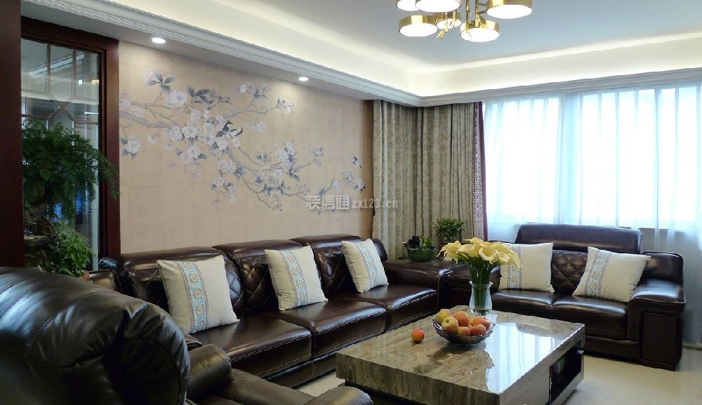 中式风格客厅设计图 中式风格客厅背景装修风格 