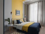 金龙星岛国际混搭风格46平米一居室装修效果图案例