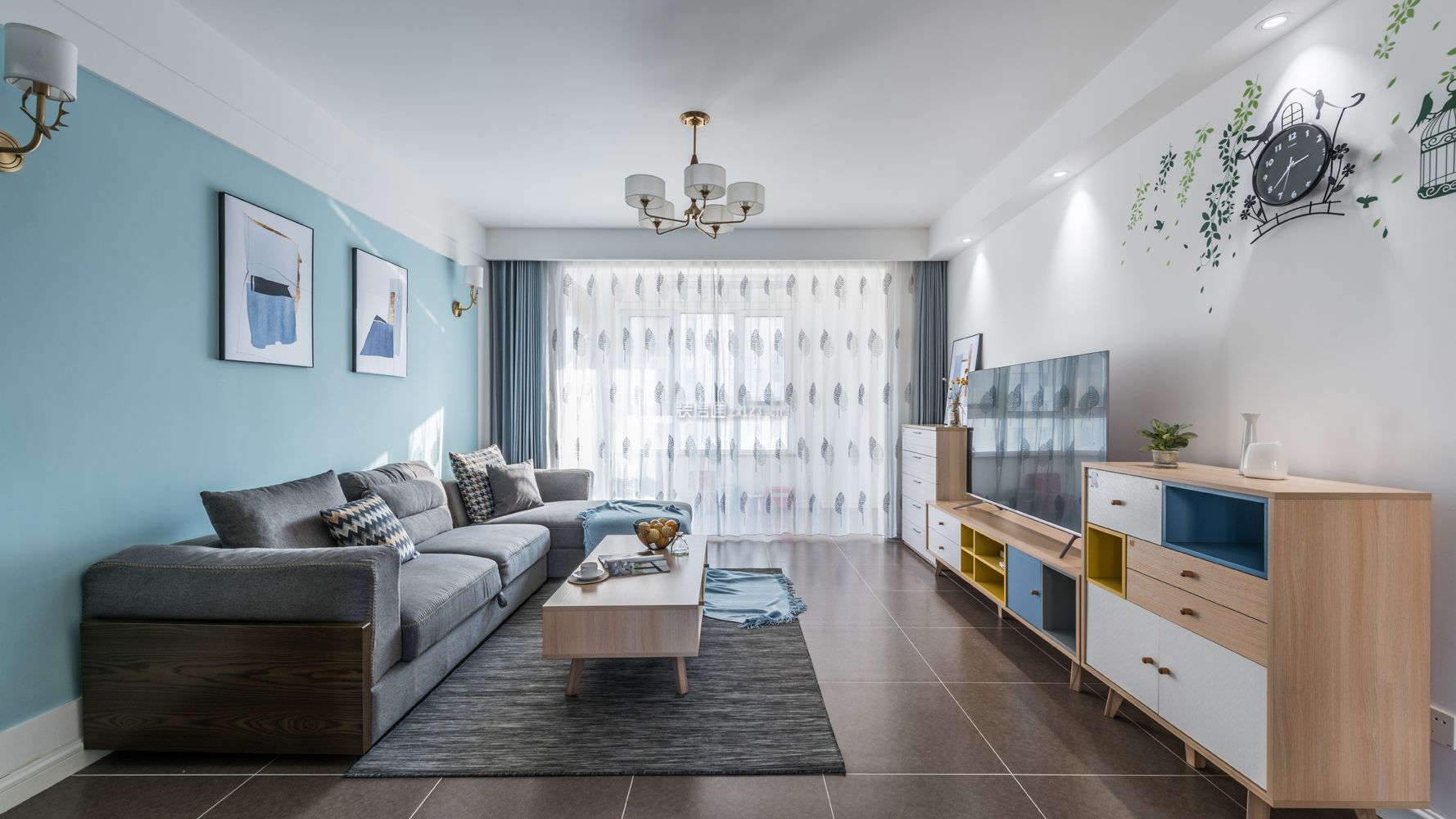 客厅吊灯装修效果图 客厅吊灯灯具