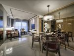 金地香山湖中式风格123平米三室两厅装修案例
