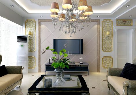 锦绣江南130平三居室现代简约风格装修案例