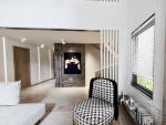 中茵龙湖125平三居室现代简约风格装修案例
