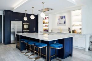 经典蓝色最佳厨房：尝试多种色调中最时尚的颜色